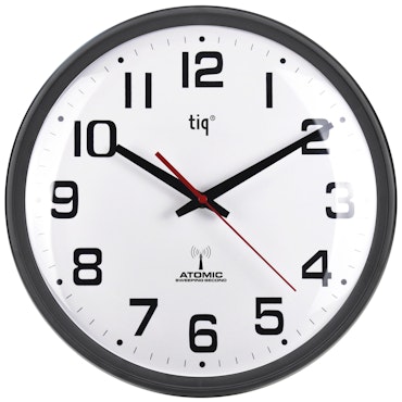 Tiq Väggklocka helt i plast, Radiokontrollerad, 34,8 cm - F6265R1RC