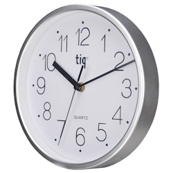 Tiq väggklocka med ram i plast, 22,5 cm - W99158