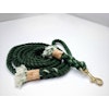 Hundkoppel av rep med grön färg