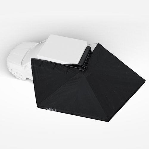 Gasell 270 markis med inbyggda led slingor