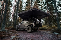 Gasell 270 markis med inbyggda led slingor