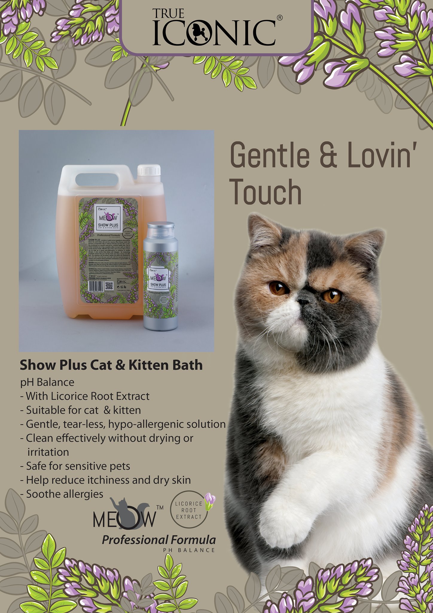 True Iconic - Meow Show Plus Cat & Kitten Shampoo