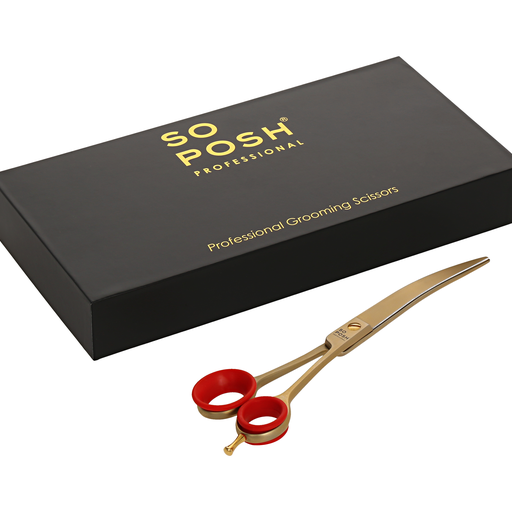 Posh Gold 8.5 Curved Scissors