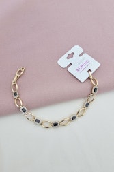 Xuping, Black Stone Zircon Armband