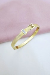 Stål, sten bältes armband