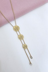 Stål Guldfärgat halsband