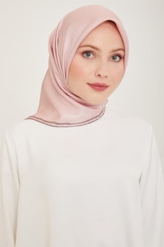 BELLI PURE SILKESCARF ROSE (TWILL)