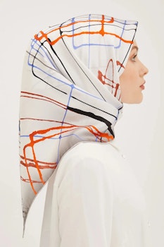 Armine twill sidenscarf 8948D