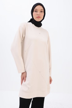 Allday Stoned Tunika - Beige