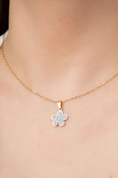 Stål, Sten Guld Halsband