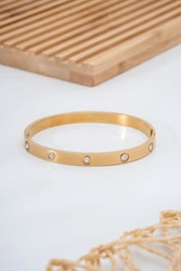 Stål Sten modell armband