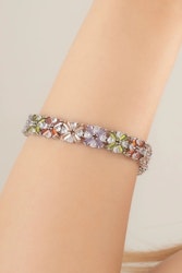 VIP Colorful Flower Figured Armband