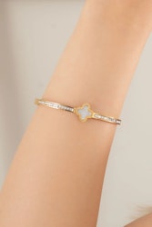 Stål Zirkon Sten Van Cleef armband