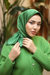 Silk Home Enfärgad Micro Satin Scarf 28013-14