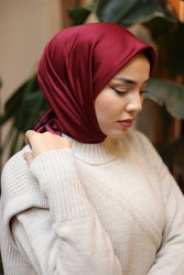 Silk Home Enfärgad Micro Satin Scarf 28010-12