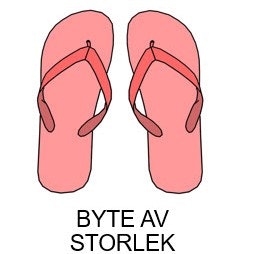 Byte av skor (3par eller flera)