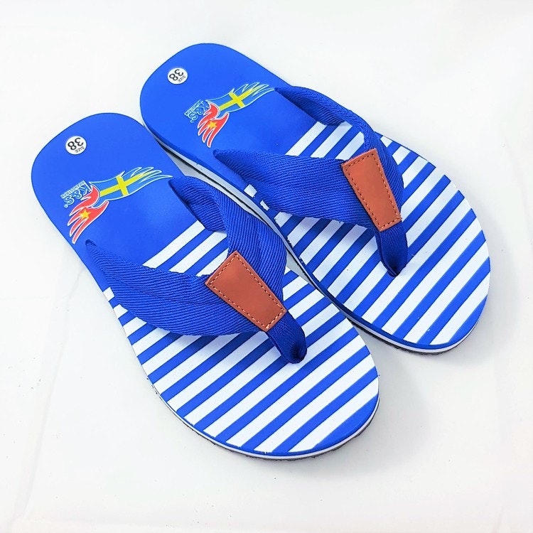 KS191 Flip-flop Blue/White stripes