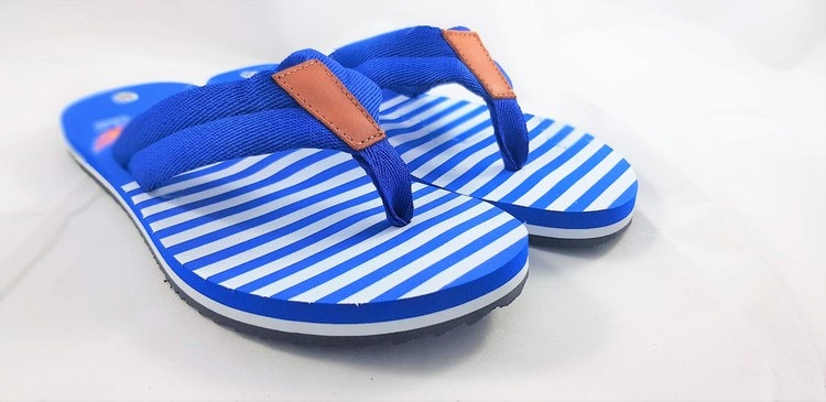 KS191 Flip-flop Blue/White stripes
