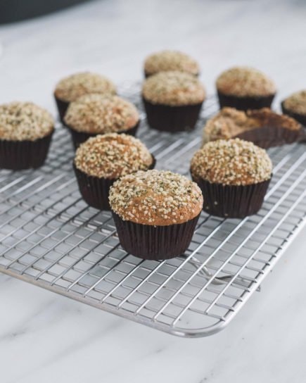 Recept på Banan-Hampa Muffins (veganska & näringsrika)