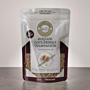 Rostade Gotländska Hampafrön – Tamarisoja (Oskalade)