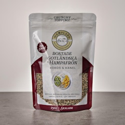 Rostade Gotländska Hampafrön - Kokos & kanel (Skalade)