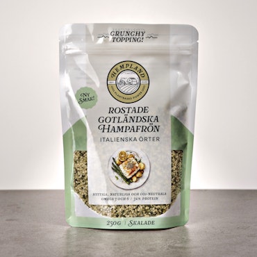 Rostade Gotländska Hampafrön - Italienska örter (Skalade)
