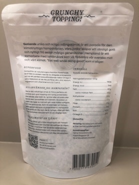 Rostade Gotländska Hampafrön - Naturella (Skalade)