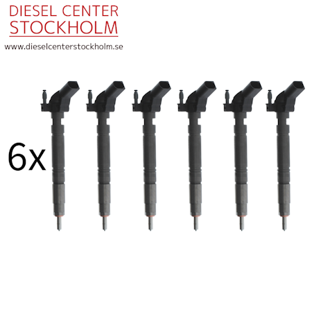 6x BOSCH Spridare 059130277CK 059130277EL 0986435431 0445117029 3.0 TDI Porsche Audi VW