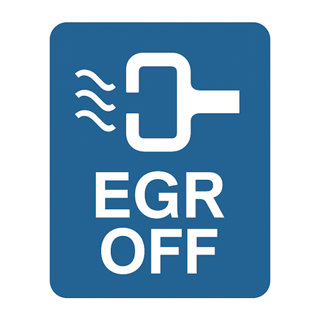 EGR Off – EGR avprogrammering