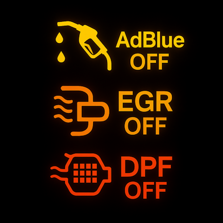 DPF + EGR + AdBlue Off