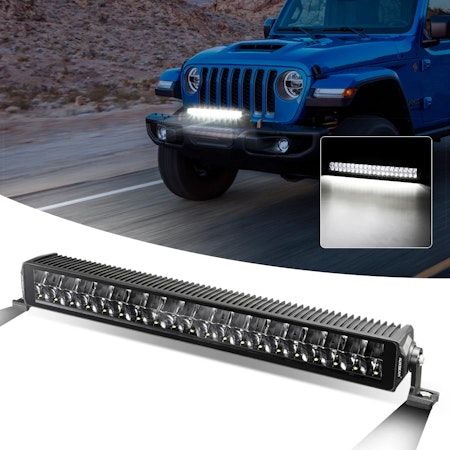 Aux 22" dubbel LED-bar - 17,600lm