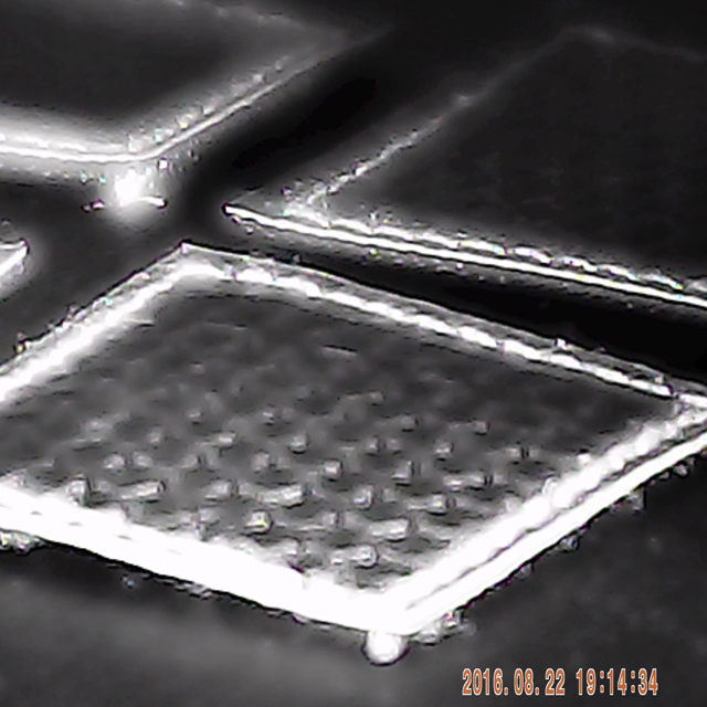 Almost glowing in IR light is the IR Tactical Glint Square - 4 cm.