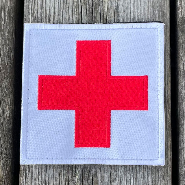 Medic Red Cross Hook Patch from TAC-UP GEAR