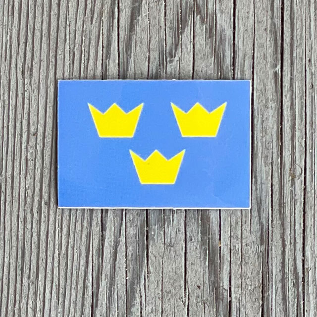 Sticker Three Crowns Morale seen from the front