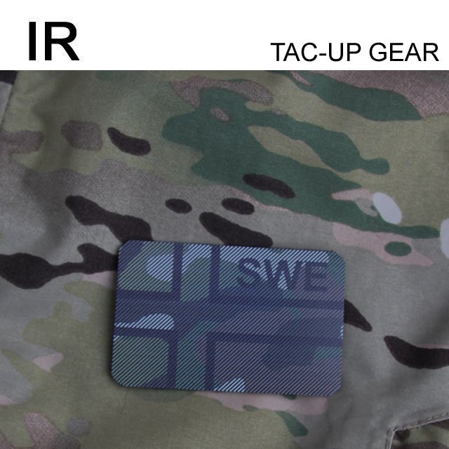 IR - SWE Flagga Dual IFF Multicam.