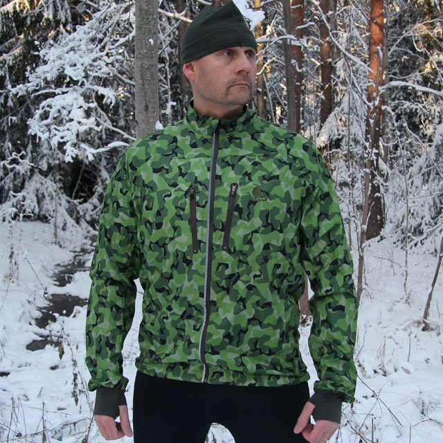 Winter front picture of a Running Jacket M90 MI.