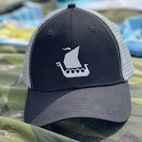 Mesh Cap Black and Grey
