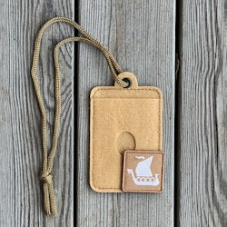 Card holder Hook and Loop Tan