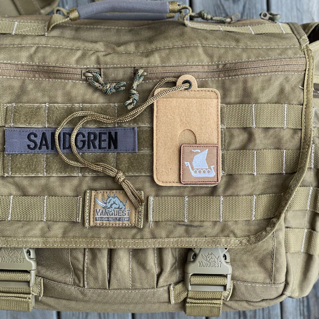 The Card holder Hook and Loop Tan from TAC-UP GEAR