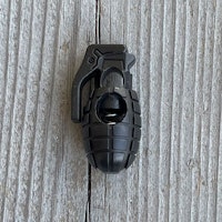 Cord Lock Grenade Black