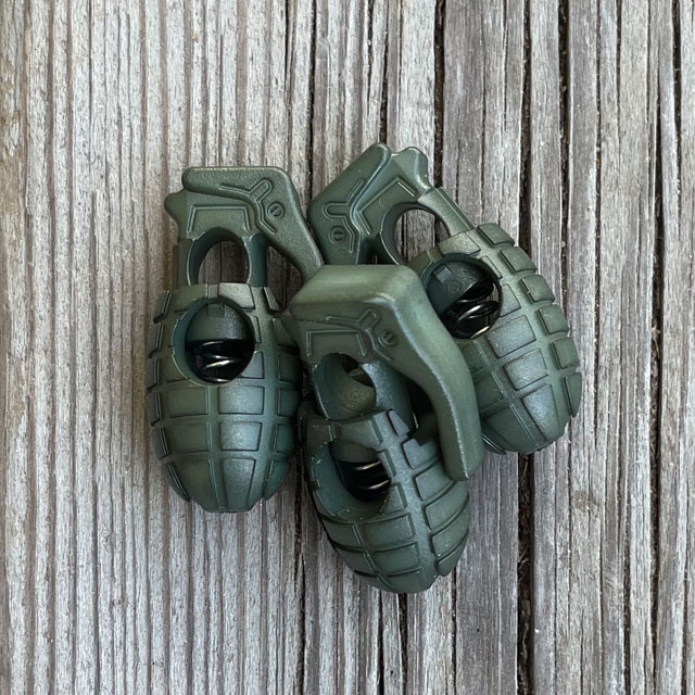 Three Cord Lock Grenade Green from TAC-UP GEAR
