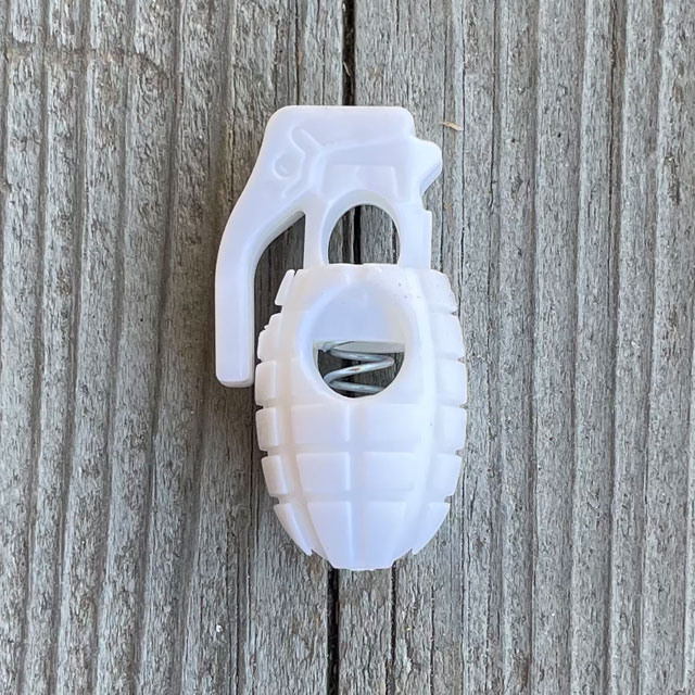Cord Lock Grenade White from TAC-UP GEAR