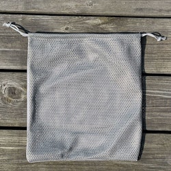 Drawstring Net Pouch Grey