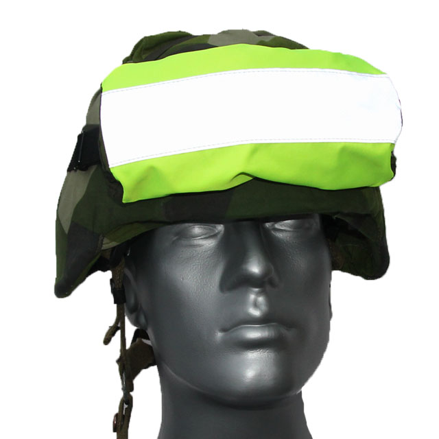 Reflective and high visibility shown while wearing a Goggle Cover M90.