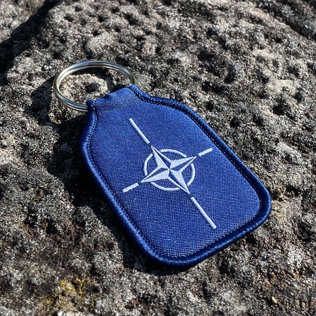 A Keyring NATO from TAC-UP GEAR seen from an angle