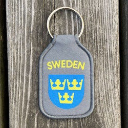 Keyring SWEDEN Grey