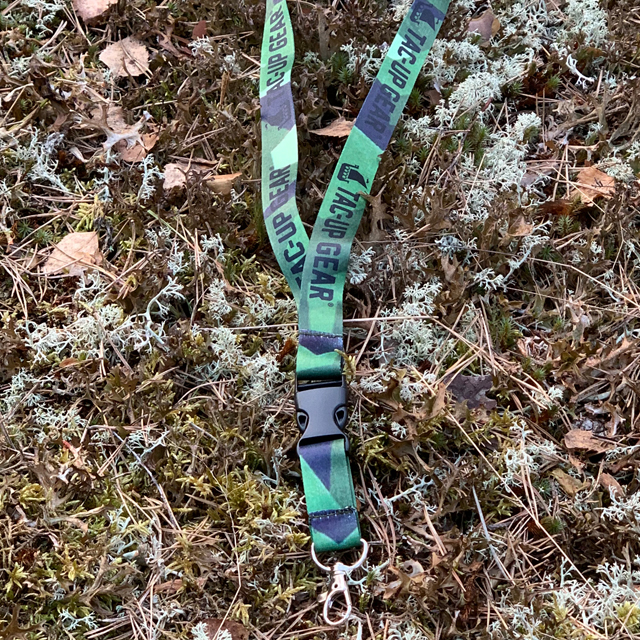 M90 Neck Lanyard on the forest floor