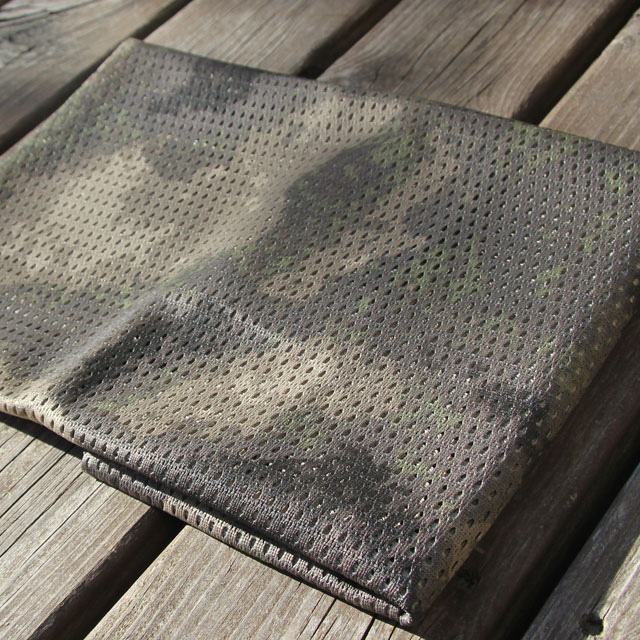Camouflage shown in the sun on a Sniper Scarf Archipelago.