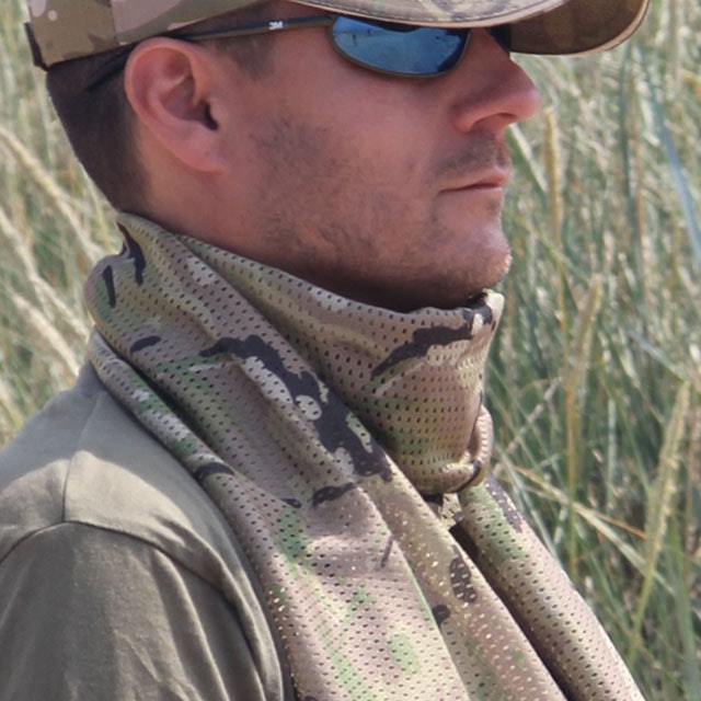 Mesh Scarf Multicam