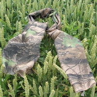 Mesh Scarf Tree and Leaves